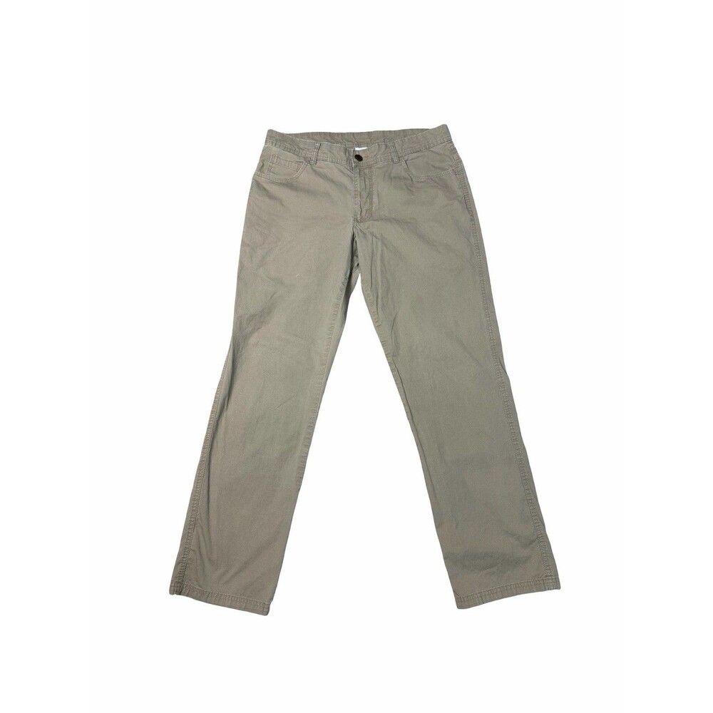 Columbia Pants Men's 34x32 Regular Fit Chino Khaki Light Weight Soft Comfort